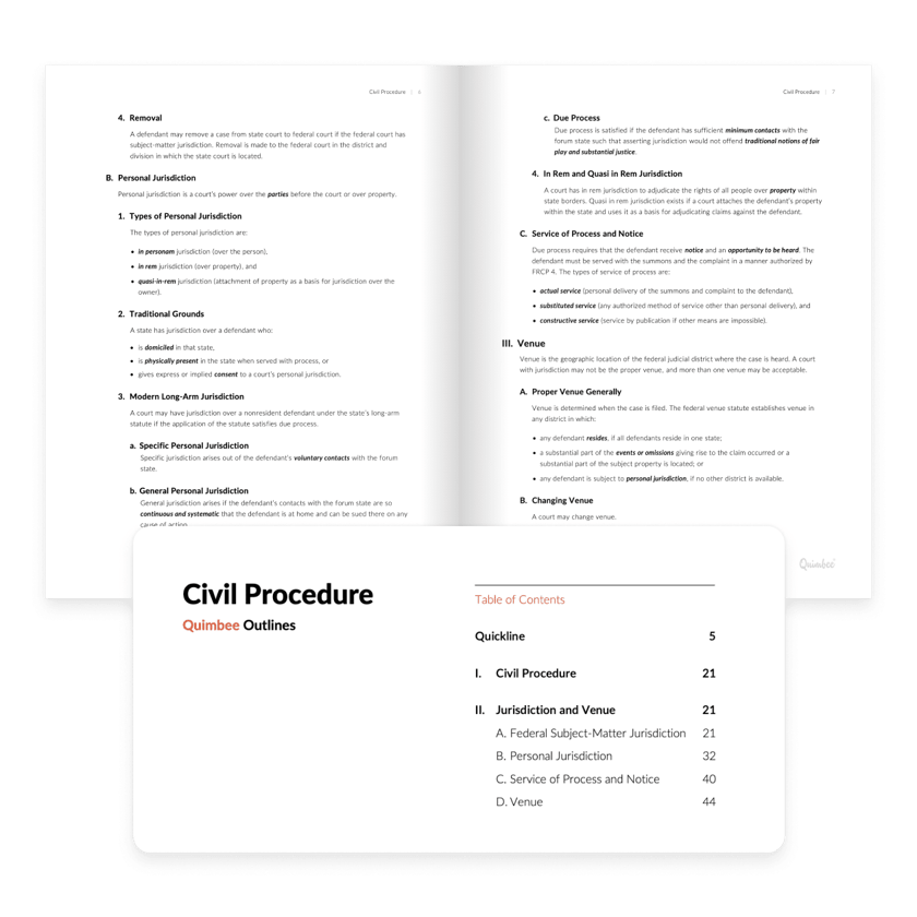Outlines and Quicklines